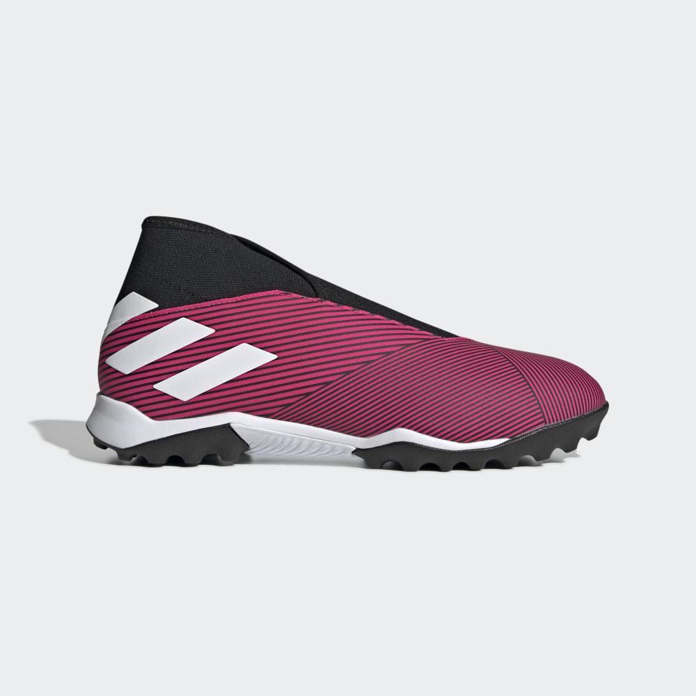 Adidas Men's Nemeziz 19.3 Turf Football Shoes Pink/White/Black Ireland EF0385